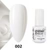 GELPOLISH Nail Art Set: Base, Top Coat, Transparent & White Gel Polishes