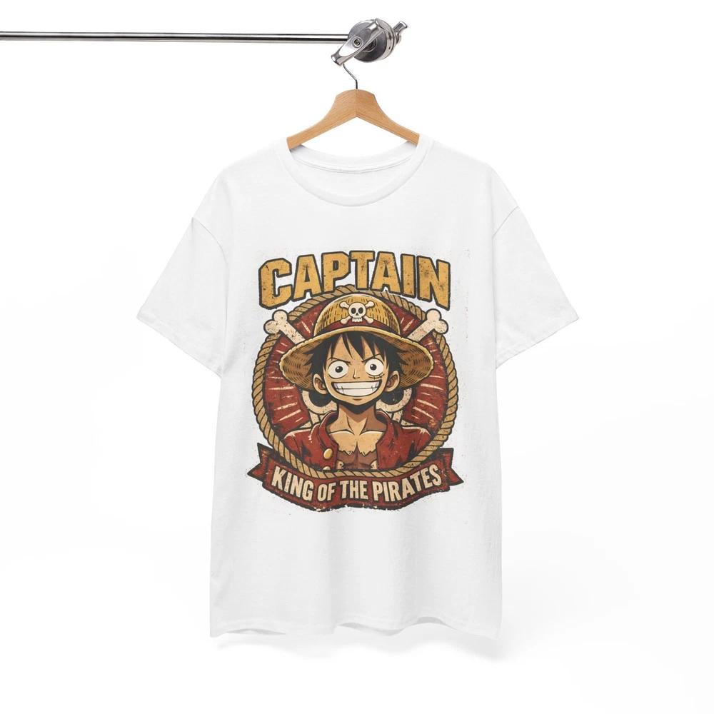 One Piece Luffy Fan Shirt Captain Crew Otaku Anime Tee S
