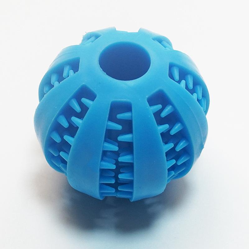 Puppy Teething Chew Clean Toy Balls Interactive Dog Treat Dispensing Ball Rubber Small Pet Enrichment Brain Stimulating Games