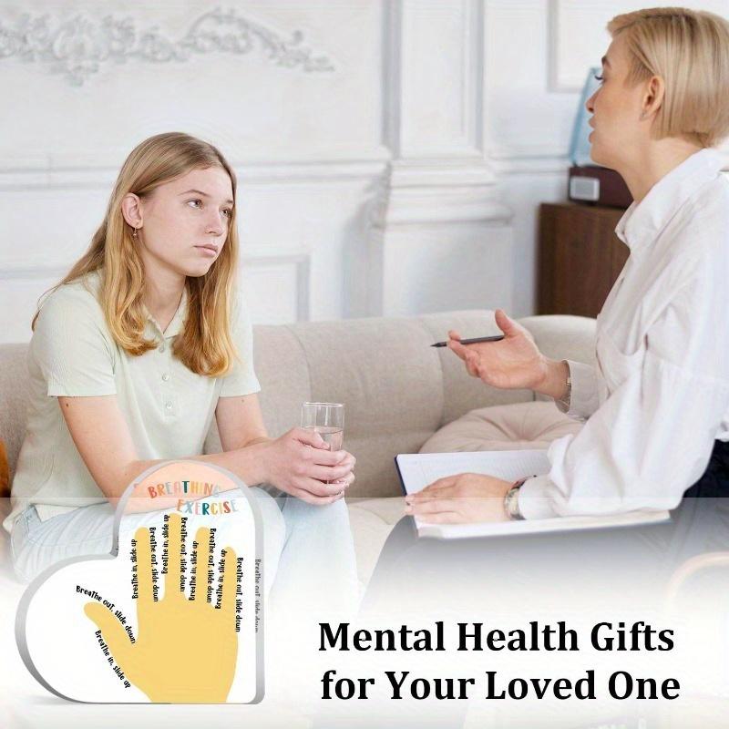 Therapist Acrylic Desk Decor - Psychology Office Decoration with Photography Utility