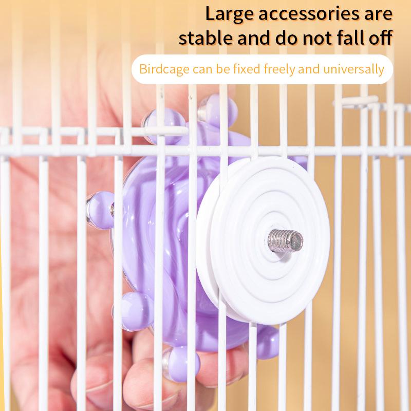 De Toy for Parrot, Unique Rotating Toy To Help Animals Release Excess Energy, Made of Safe Materials, I6r6 Non-scratch Wheel