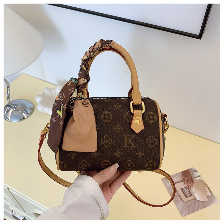 LUYIOUSHEYA Women's 2025 High-End Monogram Boston Pillow Crossbody Bag