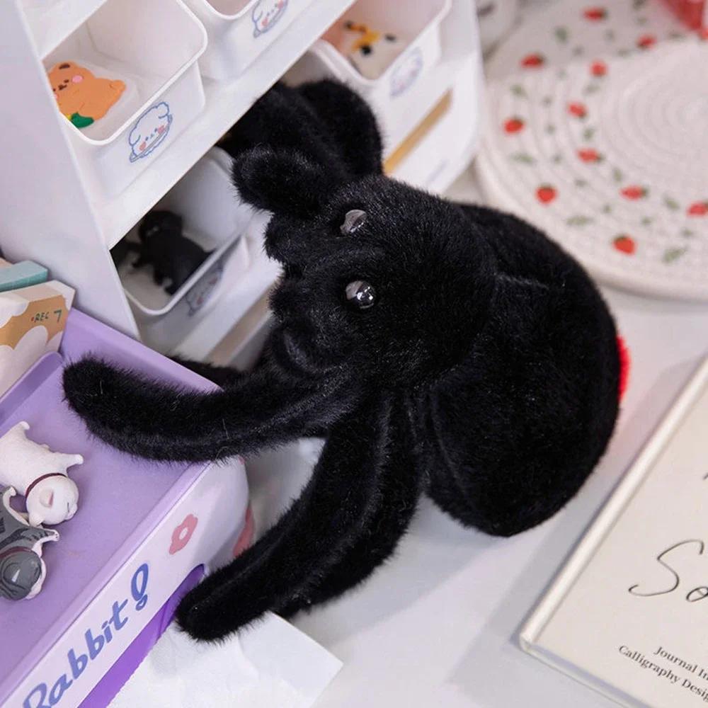 23CM Artificial Spider Doll Insect Cute Funny Plush Toy Funny Black Spider Throw Pillow Boy Prank Doll Gift For Girls