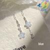 Spring/Summer Women's Fairy Tassel Gradient Flower Earrings - Colorful & Exquisite Design