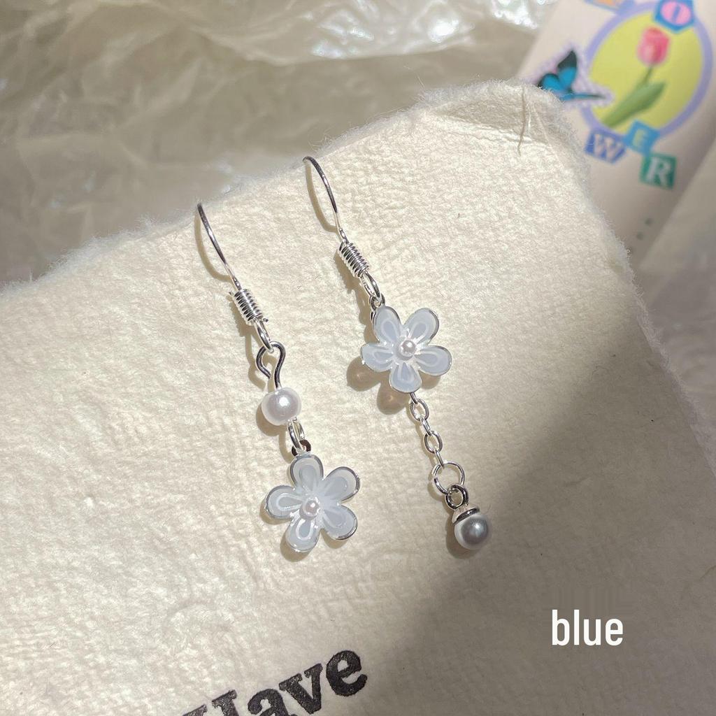 Spring/Summer Women's Fairy Tassel Gradient Flower Earrings - Colorful & Exquisite Design