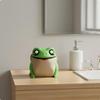 Cartoon Frosch Taschentuchbox Aufklappbarer Bauch Toilettenpapierhalter für Kinder Dunkelgrün