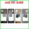 Back Housing Back Battery Cover LCD Front Middle Frame For Samsung Galaxy A42 5G A426 A426B Rear Door Housing  Camera Lens