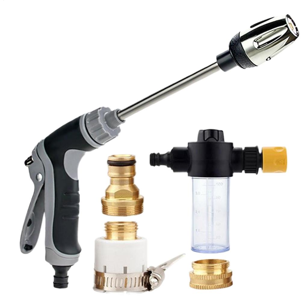 Adjustable Nozzle Water Watering Pipe Car Wash Gun High Pressure Wash Water Gun Car Wash Pressure Washer Extension Wand