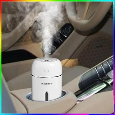 Mini Car Air Humidifier USB 280ml Ultrasonic Evaporator Diffuser Fresheners Visualiable Water Level for Home Appliances