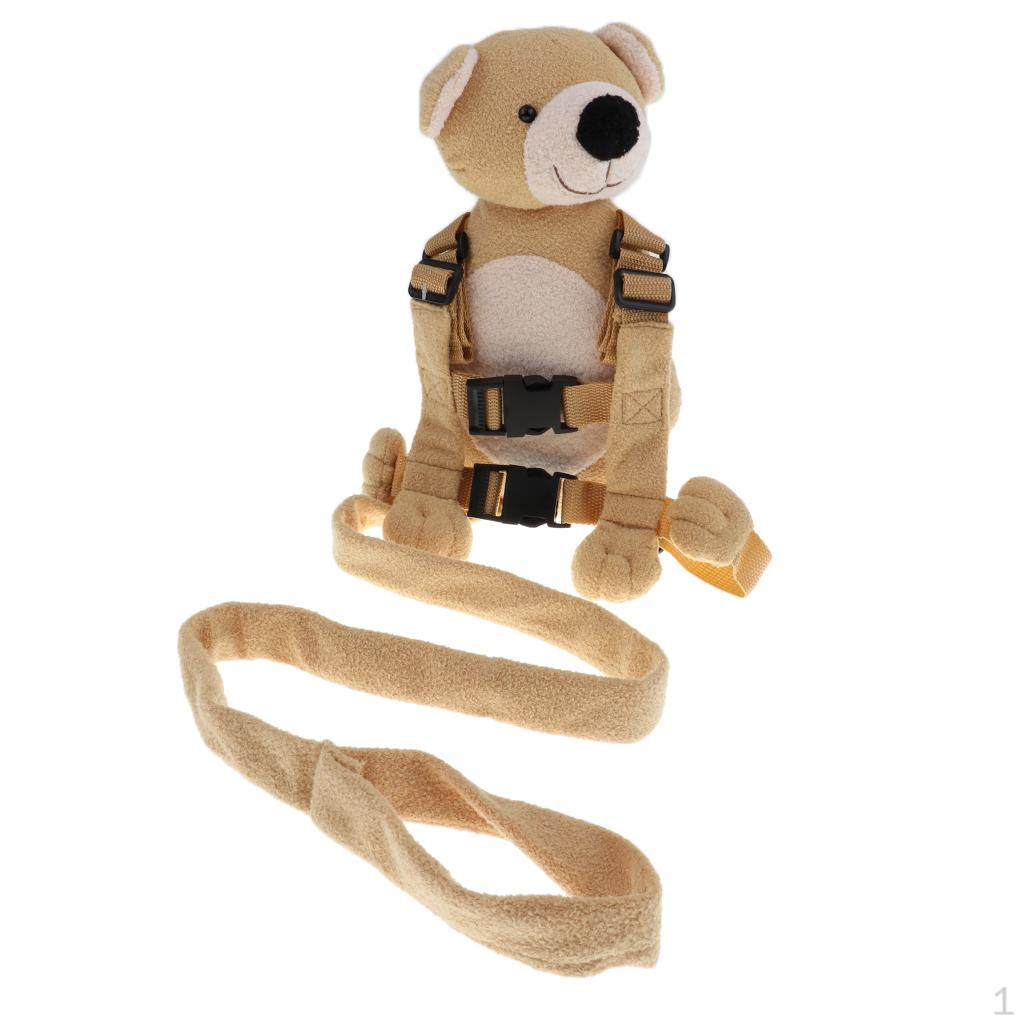 2-in-1 Harness | Backpack & Reins In 1 Child 28x15cm_Bear