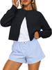 Cropped Cardigan Sweaters for Women Fall Fashion Clothes 2026 Lightweight Knit Button-Down, Versatile Layering Piece for Fall, Spring & Office Wear
