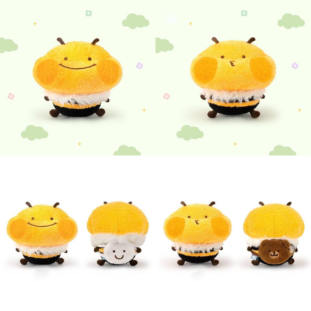 Adorable Bee Plush Toy Cute Stuffed Animal Doll Soft Pillow For Kids Gift