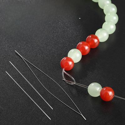Open Big Eye Needle Beaded Needle Middle Hole Needle BraceletJewelry Accessory Handcrafted Necklace Beaded Needle