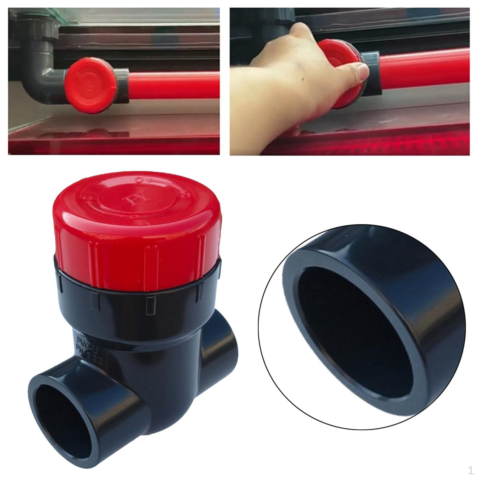 

Аквариумный контрольный клапан шаровые краны трубки портативный шумоподавление задвижка вход воды выход 25mm