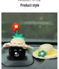 Handmade Woven Straw Hat for Weilai Nomi Robot - Car Interior Decoration for ES6/ES8