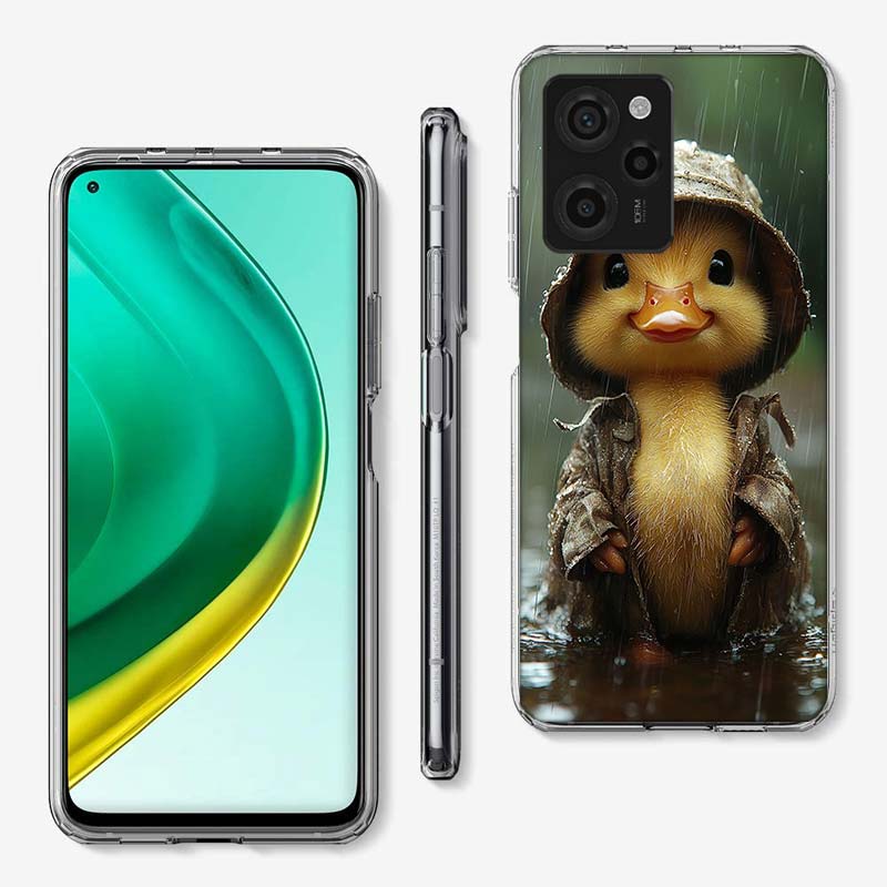 Yellow Duck Cover Phone Case For Xiaomi Poco M8 M7 M6 M4 M3 X7 X6 X4 Pro F7 Ultra M5S Mi 14 14T 15 15T 12T 10T Pro 12S 12 11 Lit
