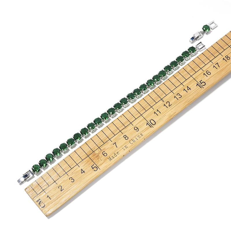 Seven Colored Circular Bracelet for Girls with A High End Feel High Quality Round Zircon Jewelry