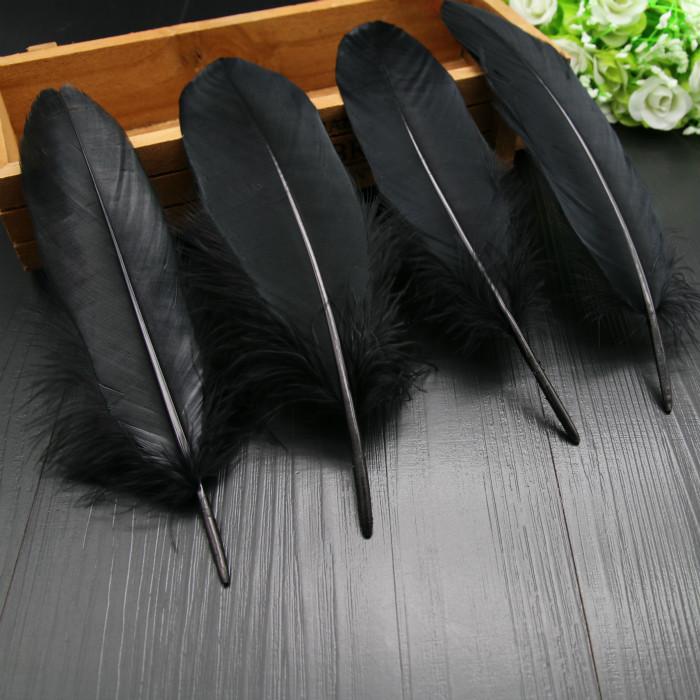50Pcs28 Color Diy Feather Hard Big Floating Feather Wedding Dress Children Handmade Decoration Materials