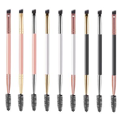 Doppel Kopf Augenbraue Zeichnung Werkzeuge Wimpern Curler Pinsel Augenbraue Make-Up Pinsel Professionelle Augenbraue Wimpern Verlängerung Make-Up-Tools