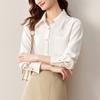 SHANGDOUBILA Women's Long Sleeve Business Casual Shirt
