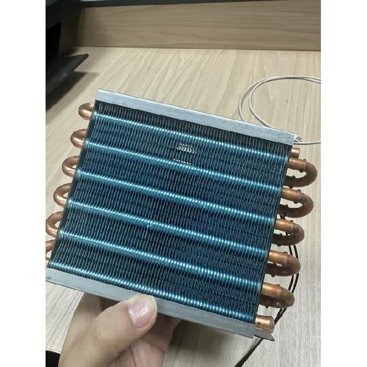 7mm copper tube small radiator condenser water cooling circulation cooling cooling fan