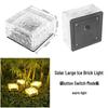 Outdoor Glass Ice Brick Paving Light