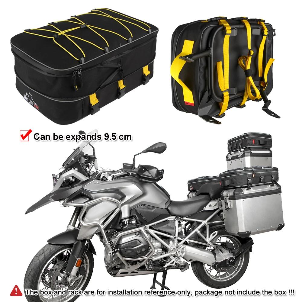 For BMW R1250GS F850GS Adventure F750GS R1200GS ADV R1300GS Motorcycle Saddlebag Luggage Carrier Storage Panniers Top Side Bag