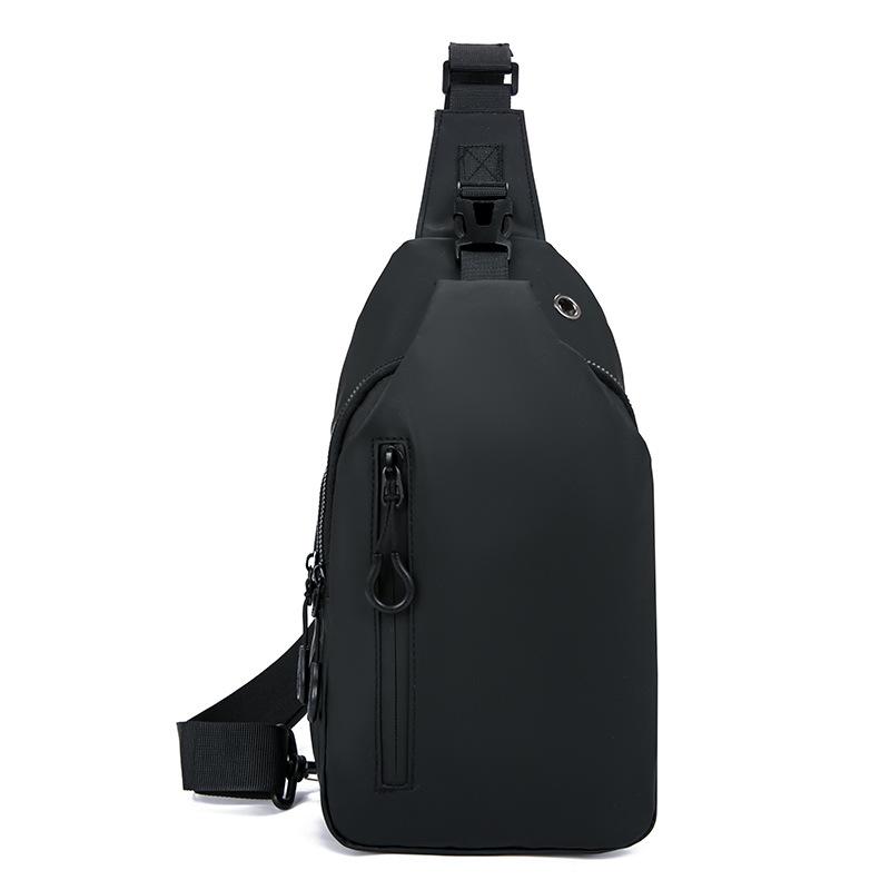 New Men's Chest Bag, Fashionable and Simple Business Shoulder Bag, Outdoor Travel Portable and Casual Crossbody Bag