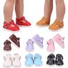 Puppenschuhe aus weichem PU, 5,1 cm, für 36,8 cm große Puppen von 32–34 cm, Geschenkzubehör für Mädchen, 1 Paar