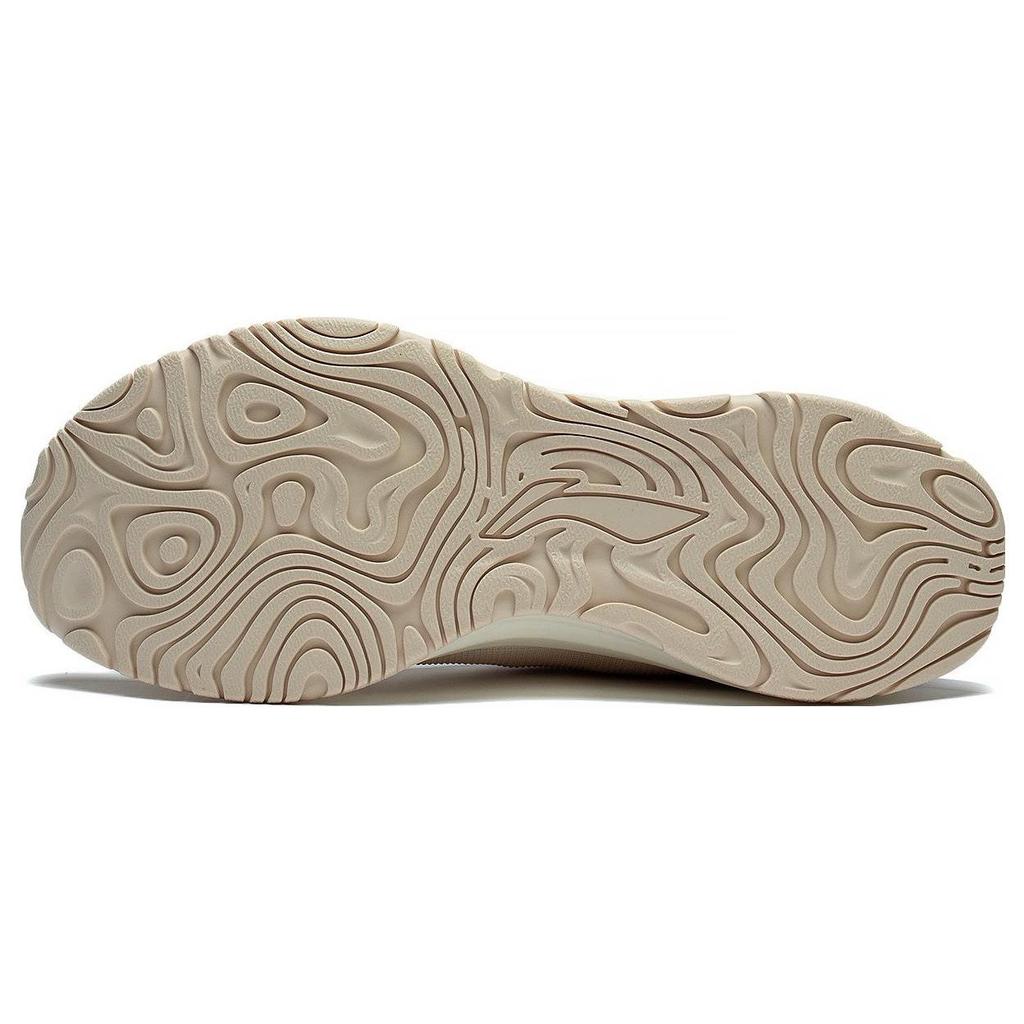 Li Ning Yue Ying Element Non-Slip Wear-Resistant Breathable Low-Top Running Shoes Women Sneaker Gray ARHS008-10