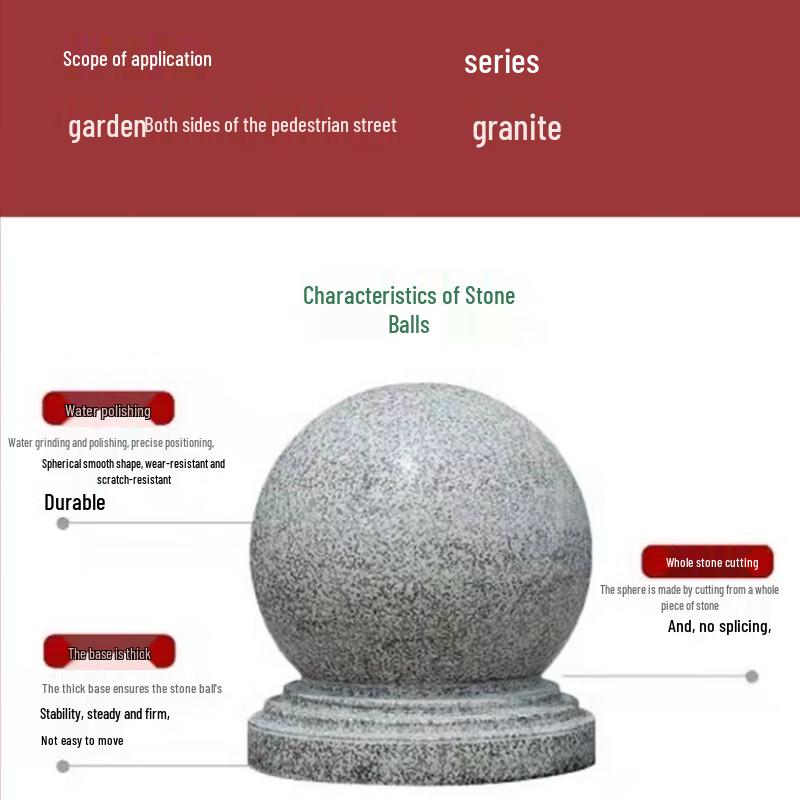Yinghui Granite Spherical Road Barrier