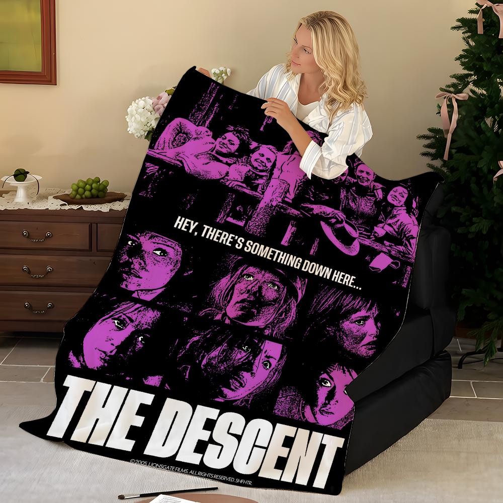 Movie T-The D-Descent Throw Flannel Blanket, Soft Warm, Durable & Washable cute Cool