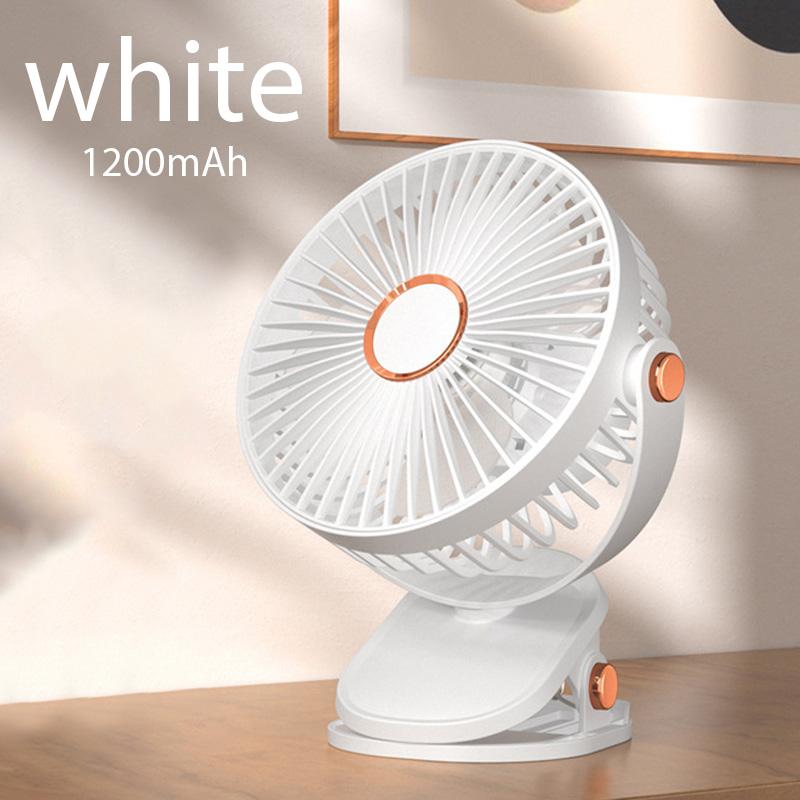 

Мини-вентилятор с зажимом, перезаряжаемый от USB, портативный электрический вентилятор для общежития, офиса, небольшой настольный вентилятор, портативный потолочный вентилятор, охладитель воздуха белый