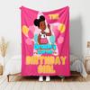 1pc Blanket Gracie's Corner1 Print Design, Lightweight Blanket for Sofa, Bed- Soft &Warm, Gift for All Seasons like Christmas, Halloween