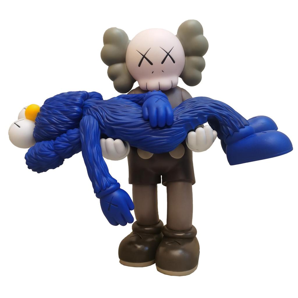 Kaws Semi-Dissected Bear Figure Ornament - Trendy Decorative Toy for Living Room Collection Gift
