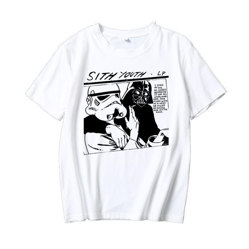 Star Wars Collaboration Series Children and Adults Shortsleeved Tshirts Trendy Roundneck Loose Summer Style