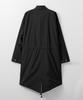 Toffee Utility Fishtail Long Parka (Black)