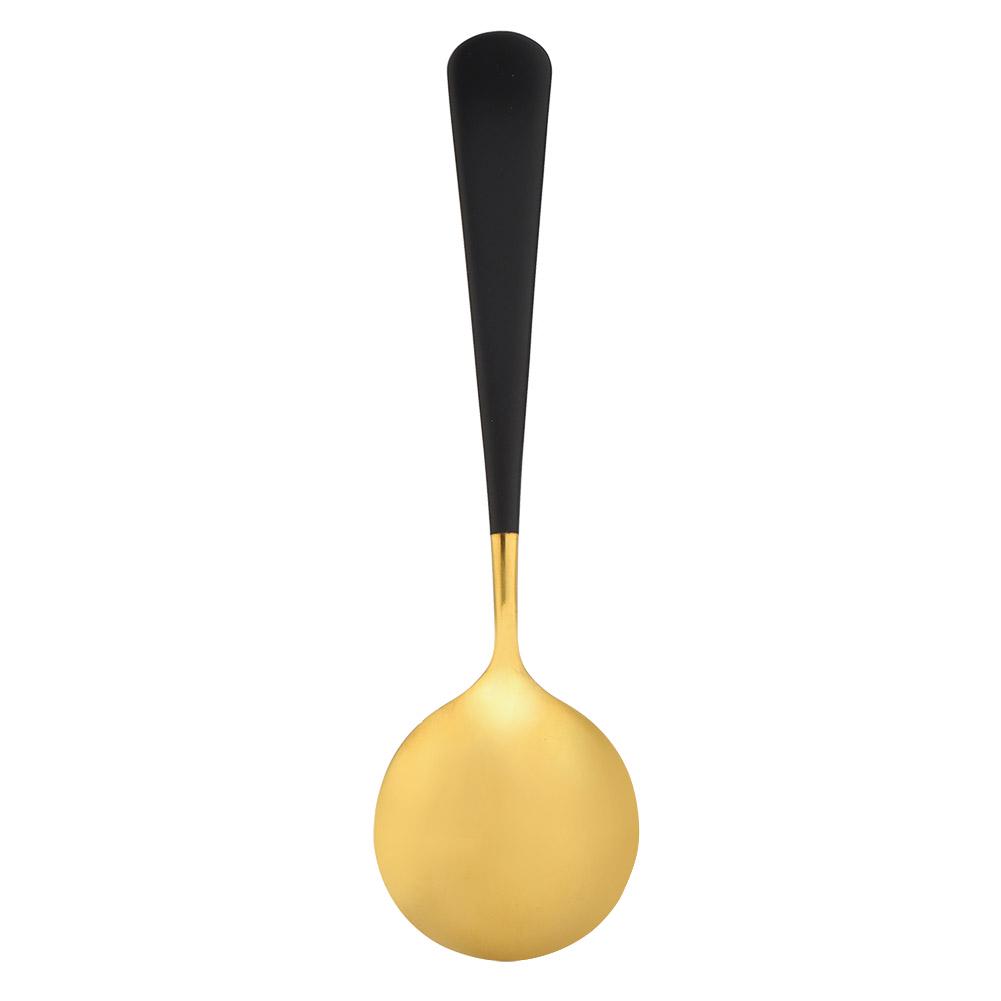 Stainless Steel Soup Spoon Home Use Rounded Spoon for Restaurant Household Kitchen Use