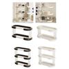 Plastic Cup Organizers Rack for Desk Practical Desk Cup Storage Rack Multi Layer Rack for Students and Professionals