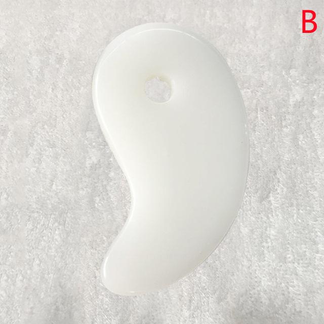 Natural Resin Jade Stone Gua Sha Gouache Scraper Massager for Face Body Facial Skin Lifting Wrinkle Remove Beauty SPA Care Tools
