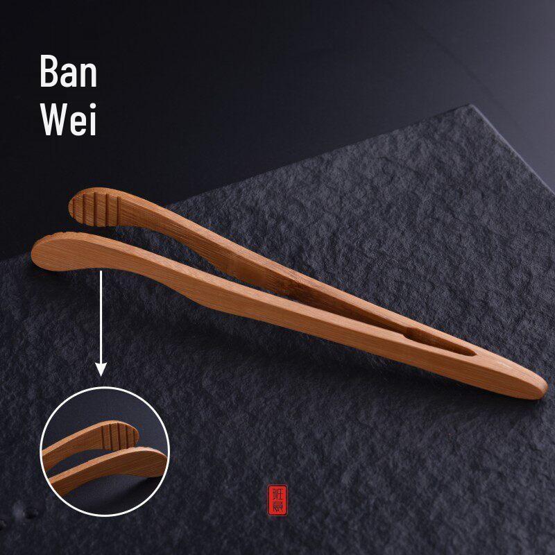 Bamboo Tea Tongs Set