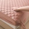 Waterproof Quilted Mattress Protector with Small Checkered Design