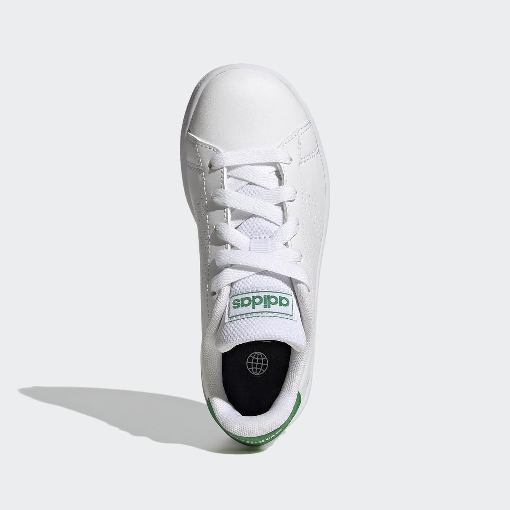 Sneakers Kids Advancourt Boys Girls Footwear Black Cm 17-22.5cm White/Green/Core (GY6995) 21.5