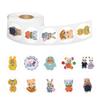 100-500pcs Cute Cartoon Animal Reward Stickers Funny Stationery Decals for Kids Toy DIY Phone Bottle Notebook Sealing Sticker