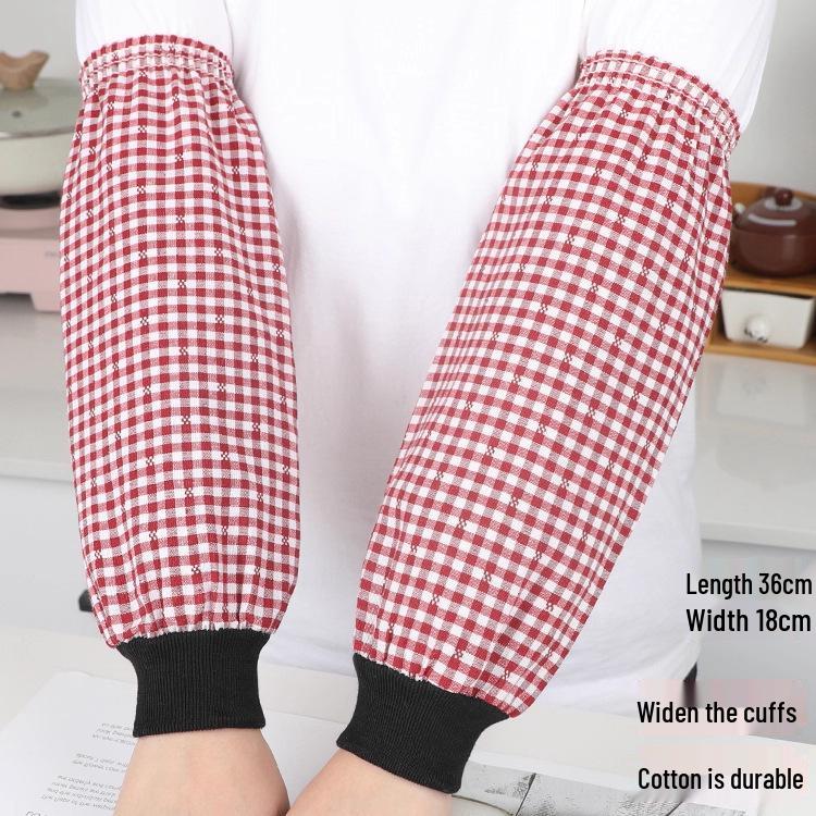 

Унисекс Хлопковые Рукава с Резинкой на Запястье для Защиты от Солнца и Защиты от Загрязнений на Кухне