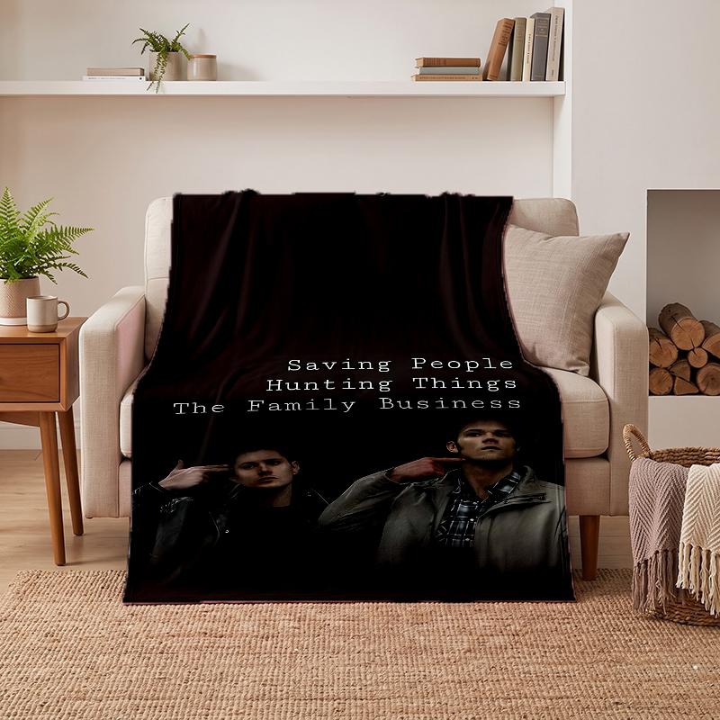 Supernatural Soft Warm Flannel Blankets Comfortable Blanket for Home Decoration Gifting