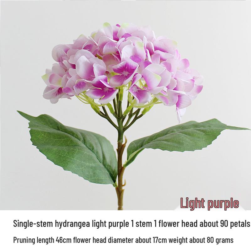 Silk Hydrangea Flowers - Decorative Artificial Ornaments for Weddings, Available in 24 Colors