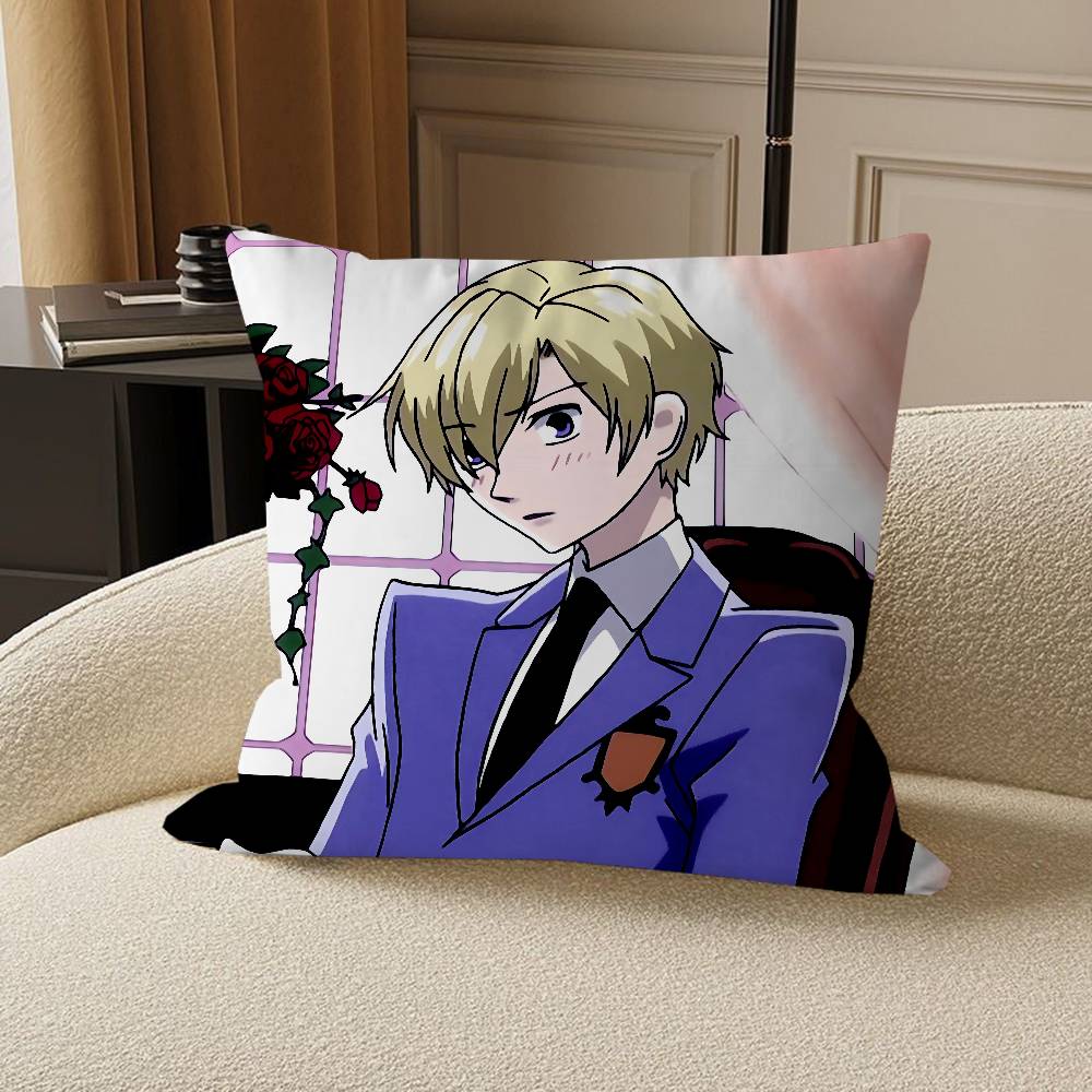 Ouran High School Host Club Tamaki Pillowcase Toon Gift Cushion Cover Bedroom Home Sofa Chair Seat Decor Pillow Case