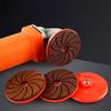 Grit Flap Wheel Sanding Discs Flap Discs Double Fixed For Metal Stone Grinding Chamfering With M10 Spiral Interface