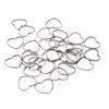 30pcs Stainless Steel Hollow Frame Pendants Silver Stainless Steel Pendants  Earring Craft